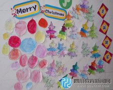 瀘州兆雅中心幼兒園師生親手裝扮教室過(guò)